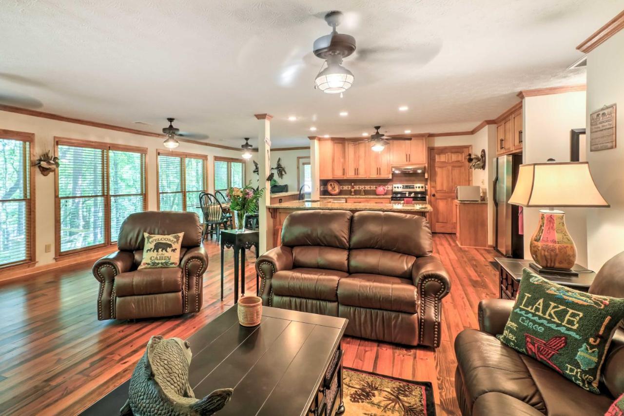 Waterfront West Point Lake Cabin With Private Dock! Whitewater Woods Luaran gambar